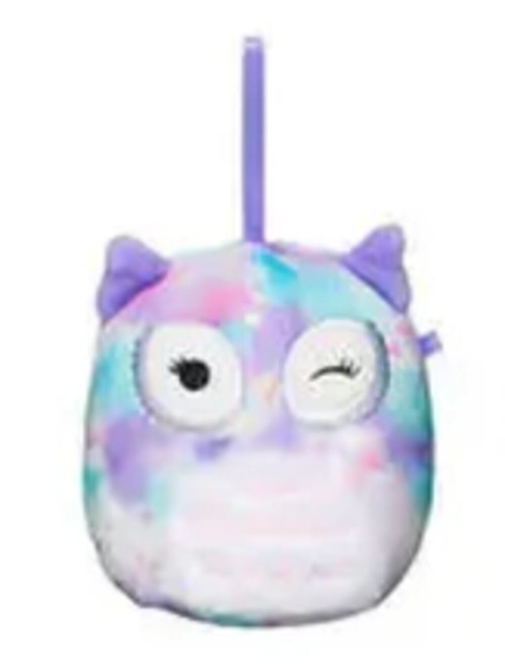 Squishmallows 4" Solina the Owl Christmas Holiday Plush Ornament S4 Tie Dye NWT